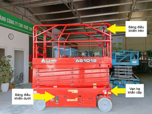 Hướng dẫn sử dụng và vận hành xe nâng người cắt kéo an toàn