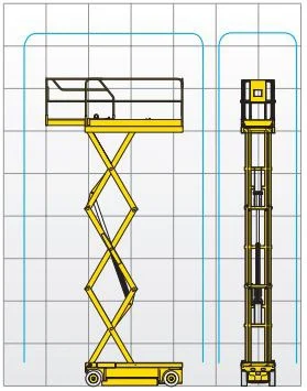 Xe Nâng Người Cắt kéo Haulotte COMPACT 14